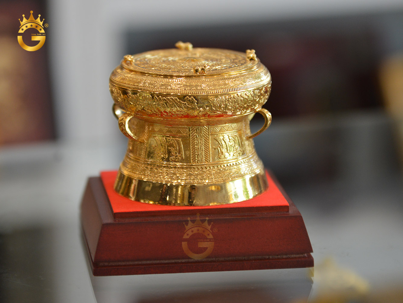 Quà tặng trống đồng mạ vàng, hồn thiêng dân tộc Việt0