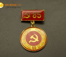 Công ty Đồ đồng Việt sản xuất huy hiệu Đảng 40, 50, 60, 70, 80, 85 tuổi Đảng