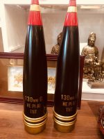 Đồ đồng Việt chế tác vỏ đạn pháo mỹ nghệ theo yêu cầu
